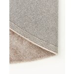 Light Beige Round Viscose Rug (Jane)D=300
