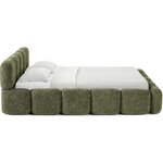 Зеленая дизайнерская кровать (тайла)200х200