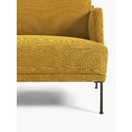 Garstyčių spalvos maža sofa (Fluente)
