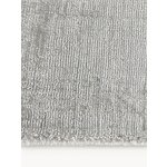 Grey Round Viscose Rug (Jane)