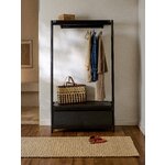 Black Solid Wood Floor Rack (Libby)