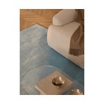 Light Blue Wool Rug (Zayne)300x400