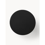 Black Round Solid Wood Dining Table (Nelly) D=120