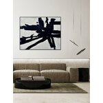 Canvas painting Omaggio A Kline (Agave)