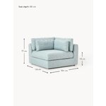 Угловой модуль садового дивана (Rabea)