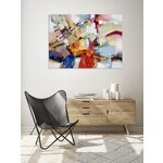 Wall painting explosion of color (agave) 150x110 intact