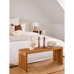 Light brown solid wood Pink Rib (Cinas)