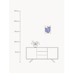 Wall mural Blue Stripe At Concorde (Poster &amp; Frame)
