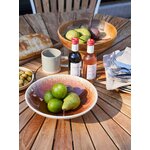 Solid Wood Round Garden Dining Table Ellen (Cinas)D=110