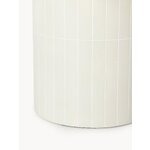 White Garden Dining Table (Saya)D=120