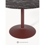 Round Marble Imitation Dining Table (Miley) 120x90