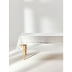 White Cotton Tablecloth (Tatiana)140x250