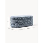 Grey Blue Upholstered Bench (Alto)