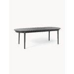 Black Extendable Dining Table (Calary) 92x180-230