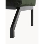 Žalioji aksominė miegamoji sofa