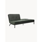 Žalioji aksominė miegamoji sofa