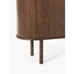 Narrow brown shelf with cabinet (calary) whole