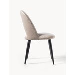 Light gray velvet chair (rachel)