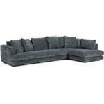Grey Large Corner Sofa (Tribeca)