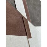 Rudų formų paveikslas (agava) 60x80