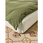 Light Beige Upholstered Bed (Melva) 180x200