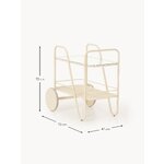 Beige Serving trolley