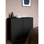 Black Wall-Mounted Laundry Basket Mia (ReCollector)