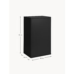 Black Wall-Mounted Laundry Basket Mia (ReCollector)