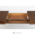 Tummanruskeat jatkettavat ruokapöydän silmät (zuiver) 120-162x80 kauneusvirheellä