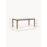 Marble Imitation Dining Table (Jackson) 180x90